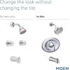imageMoen T2139EPBN Eva PosiTemp EcoPerformance Tub and Shower Trim Kit Valve Required Brushed NickelBrushed Nickel