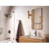 imageMoen T3003EP Gibson PosiTemp Pressure Balancing Modern Tub and Shower Trim with 8Inch Rainshower Valve Required 1 count ChromeMatte Black