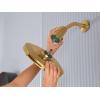 imageMoen Verso Brushed Gold Adjustable 9quot Diameter Spray Head Rainshower 220R3BGBrushed Gold