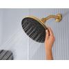 imageMoen Verso Brushed Gold Adjustable 9quot Diameter Spray Head Rainshower 220R3BGBrushed Gold