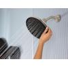imageMoen Verso Brushed Gold Adjustable 9quot Diameter Spray Head Rainshower 220R3BGBrushed Nickel