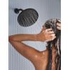imageMoen Verso Brushed Gold Adjustable 9quot Diameter Spray Head Rainshower 220R3BGMatte Black