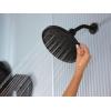 imageMoen Verso Brushed Gold Adjustable 9quot Diameter Spray Head Rainshower 220R3BGMatte Black