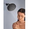 imageMoen Verso Brushed Gold Adjustable 9quot Diameter Spray Head Rainshower 220R3BGMatte Black
