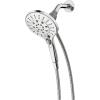 imageMOEN 26112SRN Engage Spot Resist Brushed Nickel SixFunction Removable Handheld Showerhead with Magnetic Docking System 55InchChrome