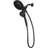 imageMoen Engage Matte Black 25 GPM Handheld Showerhead and Rain Shower 2in1 Combo Featuring Magnetic Docking System and Metal Hose 26009BL
