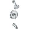 imageMoen Idora Spot Resist Brushed Nickel PosiTemp Tub and Shower with Valve Included 82115SRNChrome