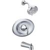 imageMoen T2139EPBN Eva PosiTemp EcoPerformance Tub and Shower Trim Kit Valve Required Brushed NickelChrome
