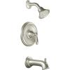 imageMoen T2153BN Brantford PosiTemp Pressure Balancing Tub and Shower Trim Kit Valve Required Brushed NickelBrushed Nickel