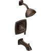 imageMoen T2693 Voss PosiTemp Pressure Balancing Tub and Shower Trim Kit Valve Required ChromeBronze
