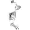 imageMoen T2693EP Voss PosiTemp Pressure Balancing EcoPerformance Tub and Shower Trim Kit Valve Required Chrome