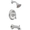 imageMoen T62153EP Brantford PosiTemp Pressure Balancing EcoPerformance Tub and Shower Trim Kit Without Valve 1 Chrome