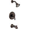 imageMoen UT2153EPBN Brantford MCORE 2Series 1Handle Tub and Shower Trim Kit Valve Required Brushed NickelOil Rubbed Bronze