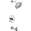 imageMoen UT3293 Align MCORE 3Series 1Handle Tub and Shower Trim Kit Valve Required ChromeChrome