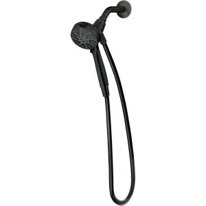 imageMoen Engage Magnetix Matte Black 35Inch SixFunction Detachable Handheld Showerhead with Magnetic Docking System 26100BLMatte Black