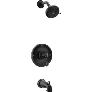 imageMoen Idora Spot Resist Brushed Nickel PosiTemp Tub and Shower with Valve Included 82115SRNMatte Black