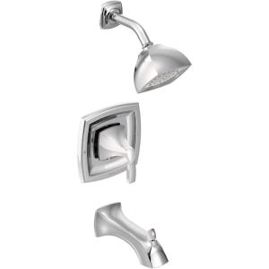 imageMoen T2693 Voss PosiTemp Pressure Balancing Tub and Shower Trim Kit Valve Required ChromeChrome