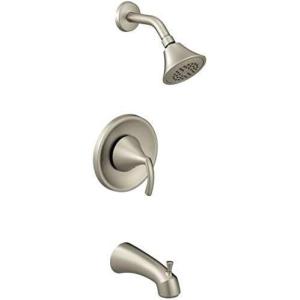 imageMoen T2743EP Glyde PosiTemp TubShower Faucet ChromeBrushed Nickel
