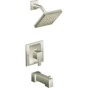 imageMoen TS2713EPBN 90Degree PosiTemp TubShower Brushed Nickel