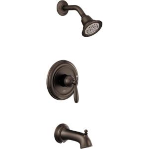 imageMoen UT2153EPBN Brantford MCORE 2Series 1Handle Tub and Shower Trim Kit Valve Required Brushed NickelOil Rubbed Bronze