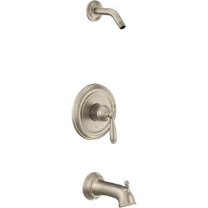 imageMoen UT2153NHBN Brantford MCORE 3Series 1Handle Tub and Shower Trim Kit Valve Required Brushed NickelBrushed Nickel