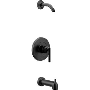 imageMoen UT2903NH Gibson MCORE 3Series 1Handle Tub and Shower Trim Kit Valve Required ChromeMatte Black