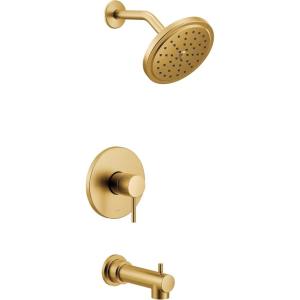 imageMoen UT3293EPBG Align MCORE 3Series 1Handle EcoPerformance Tub and Shower Trim Kit Valve Required Brushed Gold
