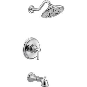 imageMoen UT3313 Belfield MCORE 3Series 1Handle Tub and Shower Trim Kit Valve Required ChromeChrome