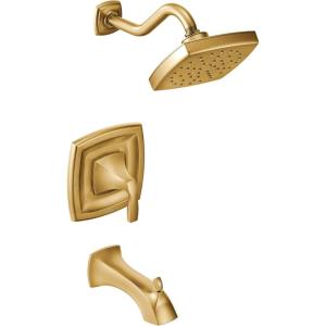 imageMoen Voss Polished Nickel Moentrol Volume Control Tub and Shower Trim Kit Valve Required T3693NLGold