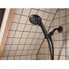 imageMoen Beric Matte Black Single Handle Modern Tub and Shower Faucet with Handshower Valve Included 82775BLMatte Black
