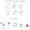 imageMoen IN208C2 Aromatherapy Combination Handshower and Rainshower with INLY Shower Capsules ChromeChrome