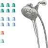 imageMoen IN208C2 Aromatherapy Combination Handshower and Rainshower with INLY Shower Capsules ChromeSpot Resist Brushed Nickel