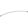 imageMoen MDN2170CH Magnetix 60inch Curved Adjustable Single Shower Curtain Rod ChromeBrushed Nickel