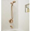 imageMoen Meena Chrome Single Handle Modern Tub and Shower Faucet with Handshower Valve Included 82618Bronzed Gold