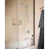 imageMoen Meena Chrome Single Handle Modern Tub and Shower Faucet with Handshower Valve Included 82618Chrome