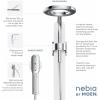 imageMoen N207C0BL Spa Shower including Rainshower Handshower and Magnetic Dock Matte BlackChromeWhite