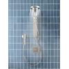 imageMoen N207C0BL Spa Shower including Rainshower Handshower and Magnetic Dock Matte BlackSpot Resist Brushed Nickel