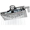 imageMoen S6345EPBN Velocity EcoPerformance TwoFunction 812quot Diameter Spray Rainshower Showerhead Brushed NickelChrome