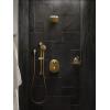 imageMoen S6365BG Voss 6quot SingleFunction Rainshower Showerhead with Immersion Technology Brushed GoldBrushed Gold
