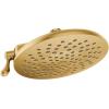 imageMoen Velocity Brushed Nickel TwoFunction Rainshower 8Inch Shower Head with Immersion Technology for a HighPressure Rinse S6320BNBrushed Gold