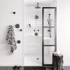 imageMoen Waterhill Wrought Iron 10Inch Single Function Rainshower Showerhead with Immersion Rainshower Technology S112WR