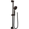 imageMoen Chrome EcoPerformance Detachable Handheld Showerhead with 69InchLong Hose Featuring 24Inch Slide Bar 3668EPOil Rubbed Bronze