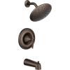 imageMoen Eva Oil Rubbed Bronze Tub and Shower Faucet Trim with EcoPerformance Rainshower Valve Required T2233EPORB