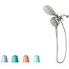 imageMoen IN208C2 Aromatherapy Combination Handshower and Rainshower with INLY Shower Capsules ChromeSpot Resist Brushed Nickel