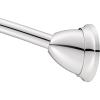 imageMoen MDN2170CH Magnetix 60inch Curved Adjustable Single Shower Curtain Rod ChromeChrome