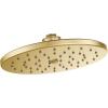 imageMoen S112BG Waterhill 10Inch Single Function Rainshower Showerhead with Immersion Rainshower Technology Brushed Gold