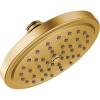 imageMoen S176BG Collection 7Inch Single Function Shower Head with Immersion Rainshower Technology Brushed Gold