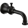 imageMoen S5000 Colinet Traditional Diverter Tub Spout with Slipfit CC Connection ChromeMatte Black