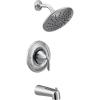 imageMoen T2233EP Eva Tub Shower System with Rainshower Showerhead without Valve Chrome
