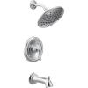 imageMoen T2253EP Brantford PosiTemp Tub and Shower Trim Kit with 8Inch EcoPerformance Rainshower Valve Required Chrome